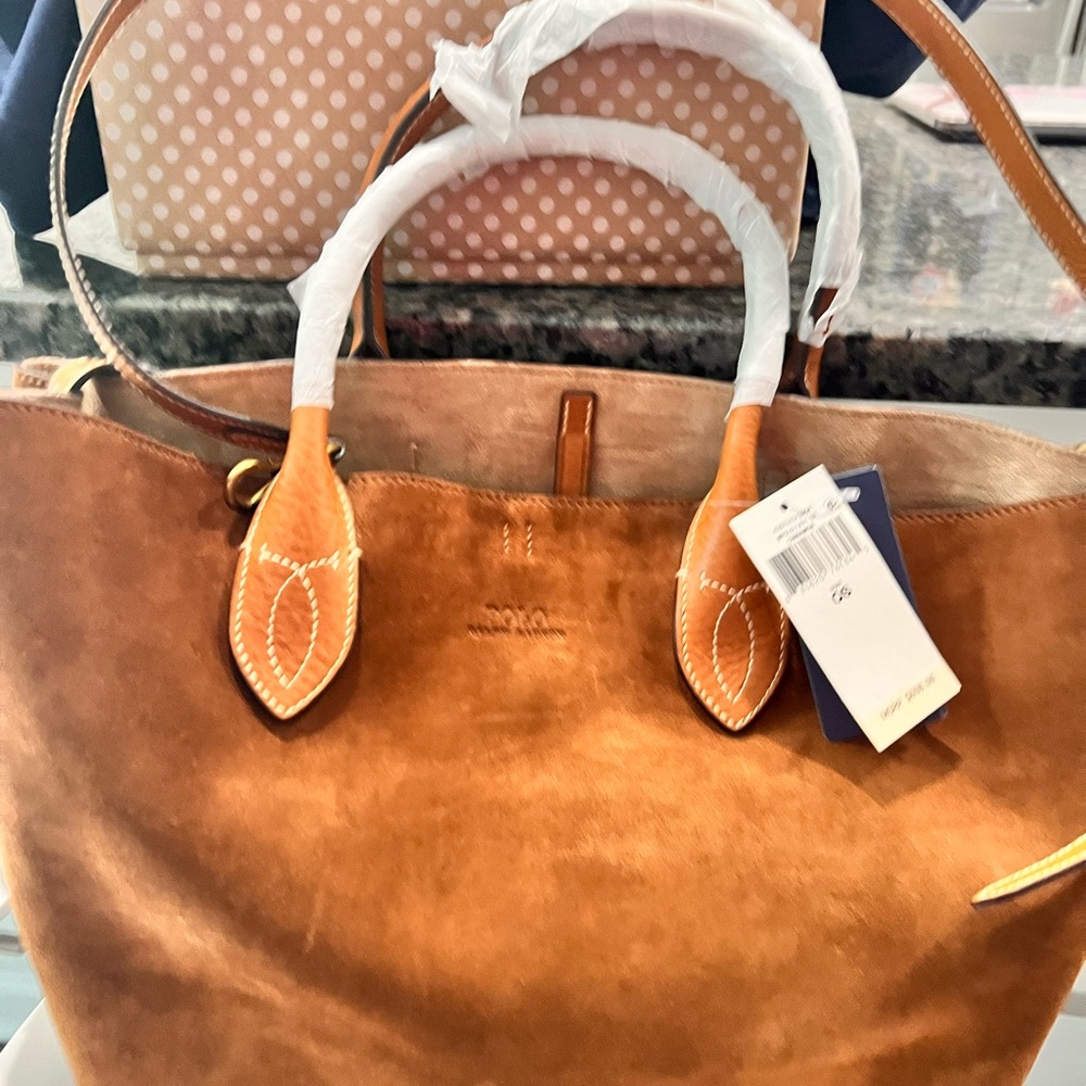 Reversible Suede Medium Bellport Tote